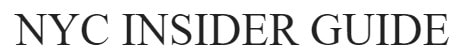 nyc insider guide logo